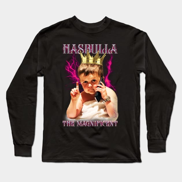 Hasbulla  The Magnificent Long Sleeve T-Shirt by bmron